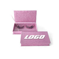 SY Factory Wholesale Packaging Box Eyelashes Custom Pink Eyelash Box Packaging